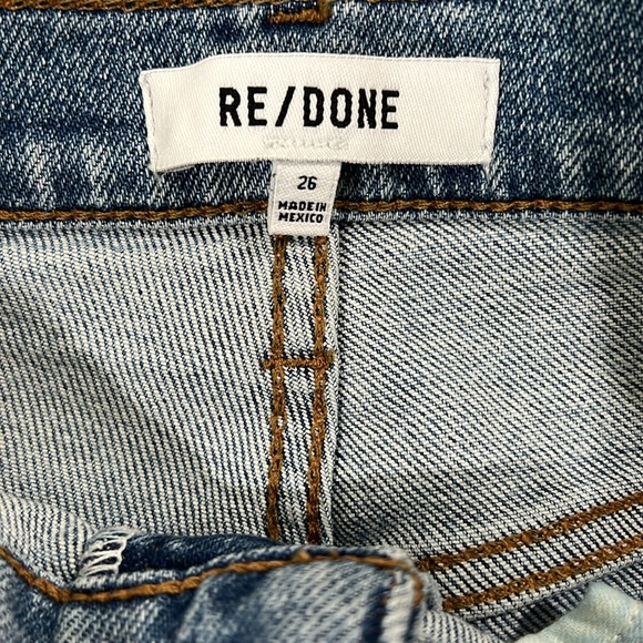 RE/DONE 90s Ankle Crop Jeans in Hazey Indigo Size 26 - Picture 8 of 13